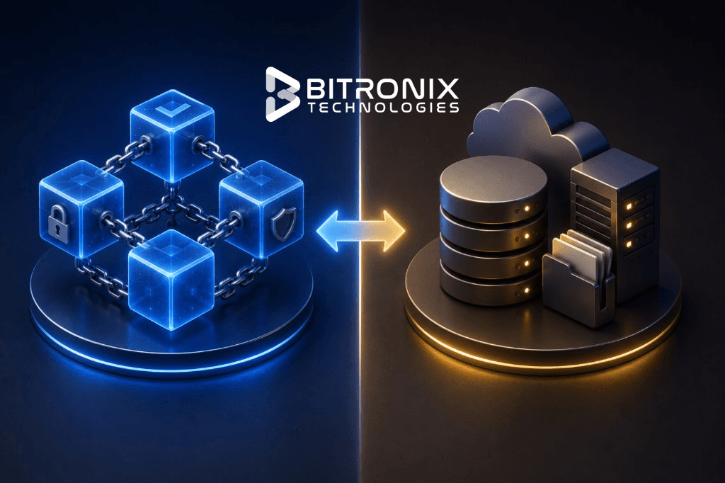 On-chain vs off-chain blockchain app development comparison: storage, transparency, security, speed, cost, scalability, privacy, and best-fit use cases.