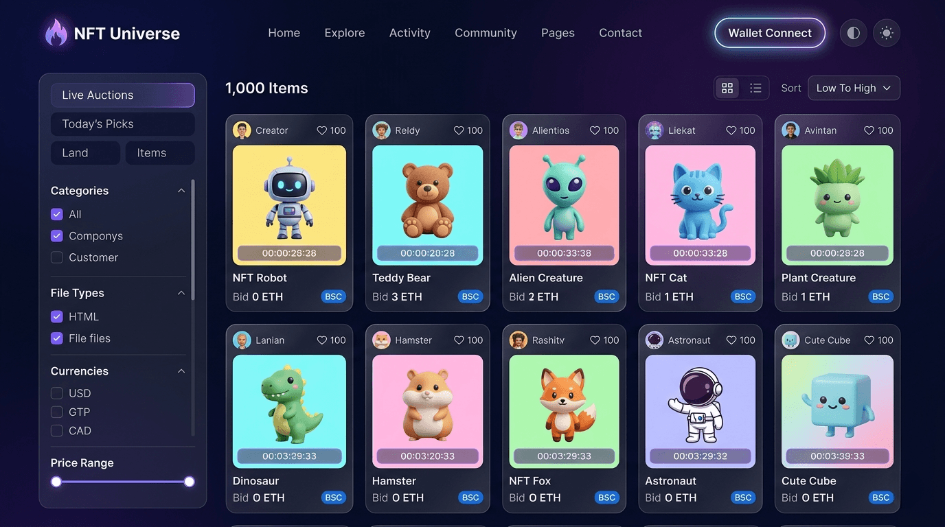 NFT Universe screenshot