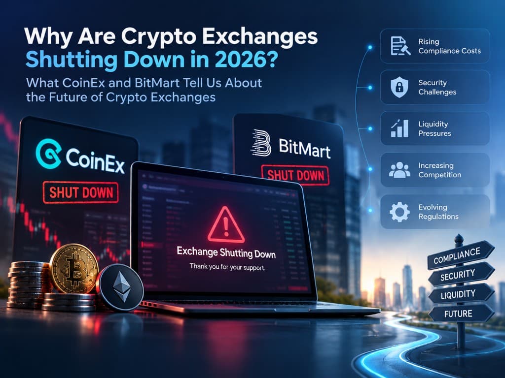 Why Are Crypto Exchanges Shutting Down in 2026? What CoinEx and BitMart Tell Us About the Future of Crypto Exchanges
