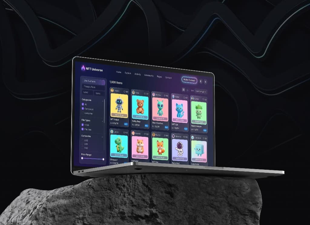 NFT Universe product mockup
