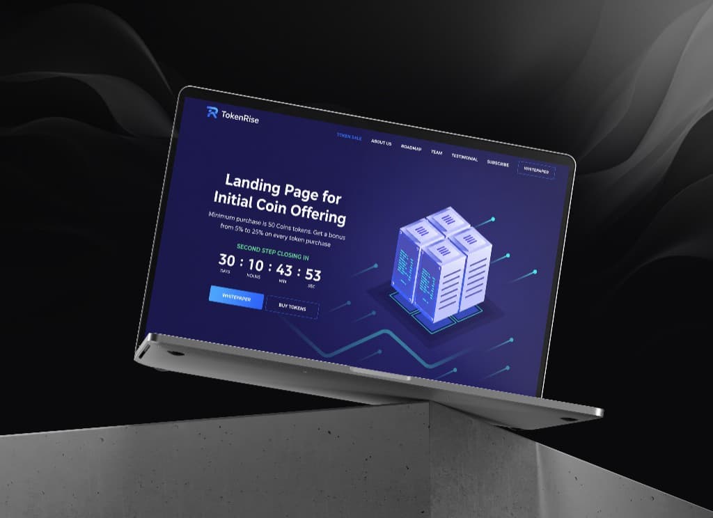 TokenRise product mockup