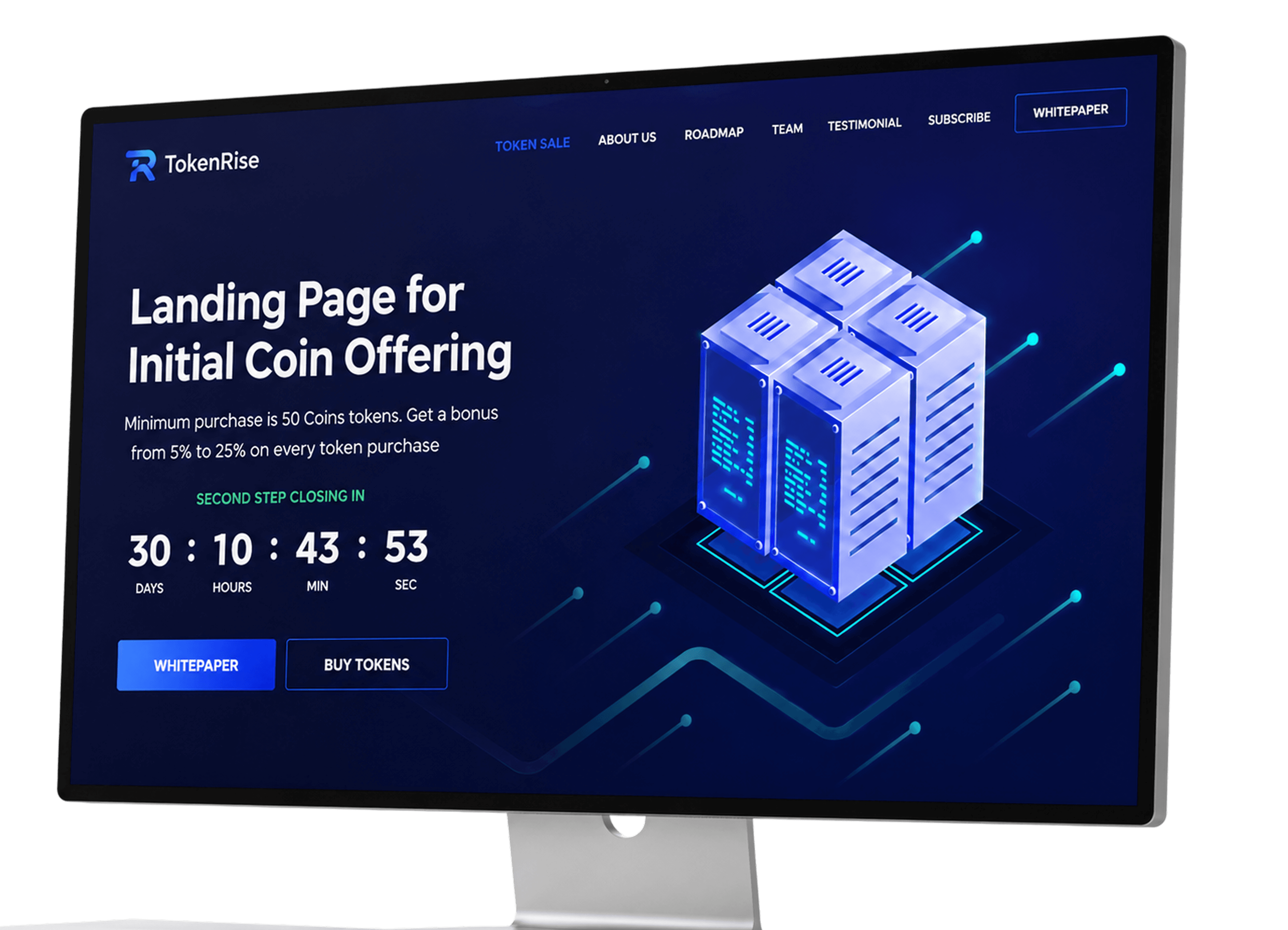 TokenRise product mockup
