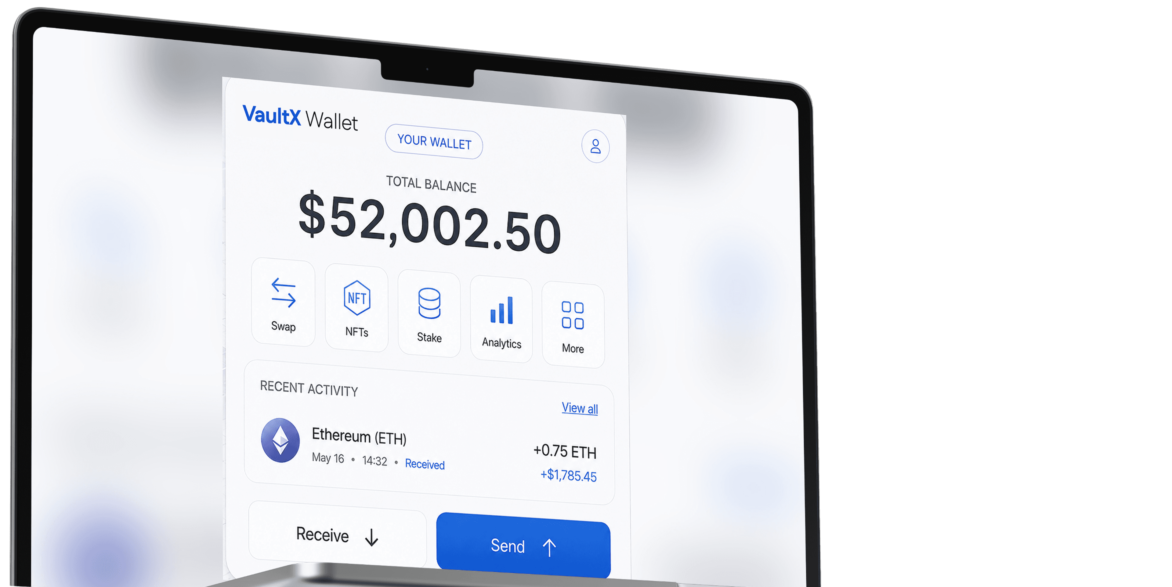 Vaultora product mockup