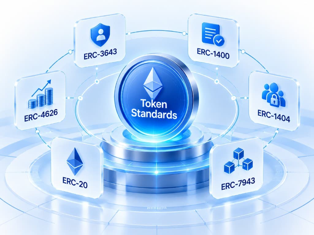 Token standards for regulated assets: ERC-3643, ERC-1400, ERC-1404, ERC-4626 and ERC-20